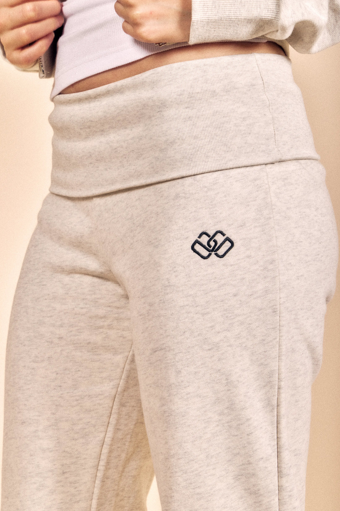 Women’s Foldover Joggers - Cloud Grey