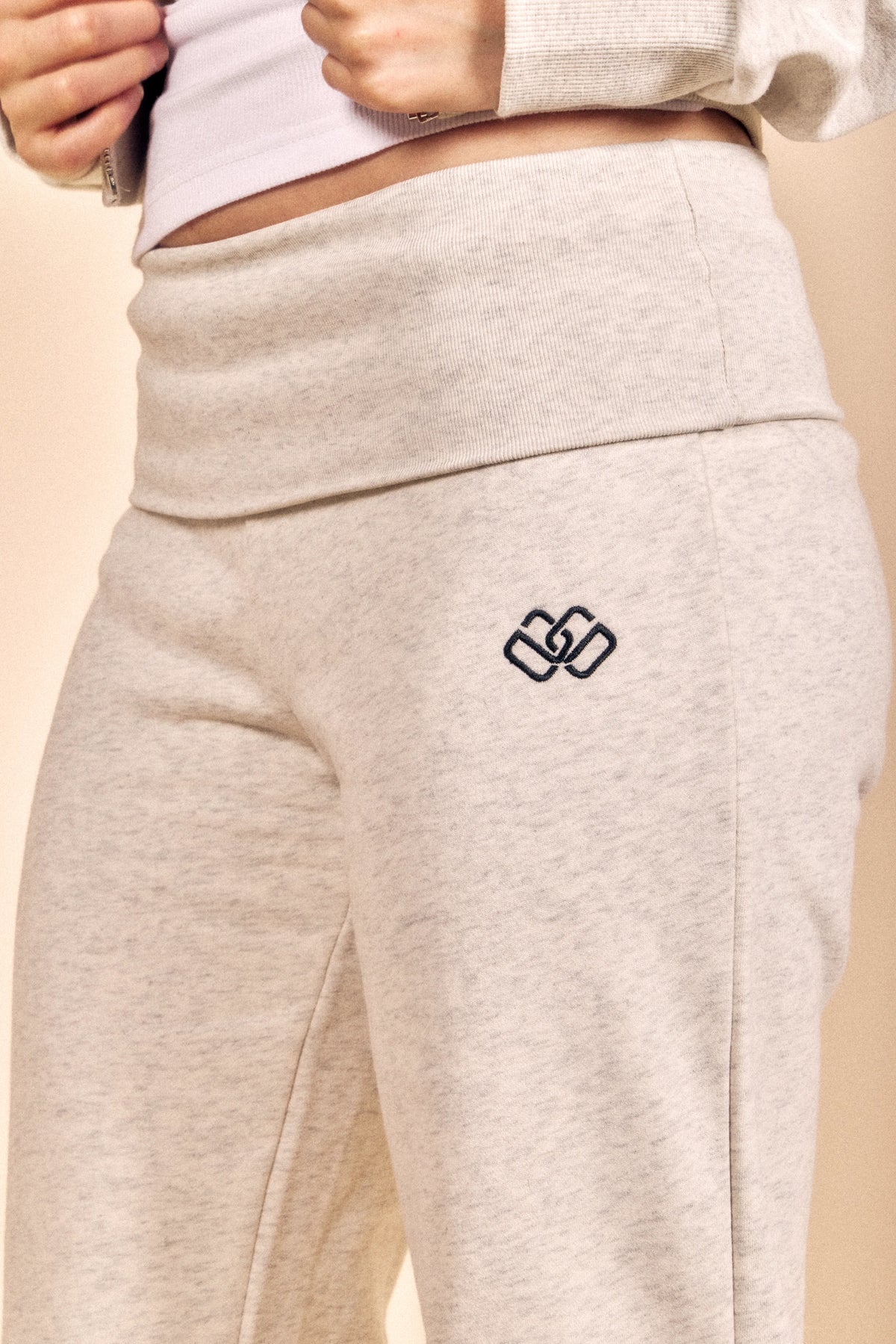 Women’s Foldover Joggers - Cloud Grey
